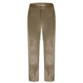 thumbnail image 3 of Aueoeo Pants For Men Work to Weekend Dress Pants Flat Straight-leg Front formal Dress Pants Stretch Suit Pants Coffee M, 3 of 5