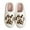 B Brown, variant on Fuzzy Slippers Women Santa Claus On Indoor Warm Slippers Fluffy Winter House Shoes Bedroom Slippers Plush Slippers Home Footwear Womens House Slippers White 37