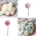 thumbnail image 2 of Injueey Flores artificiales de tela de crisantemo, flores florales, decoración del hogar para bodas falsas Kits de decoración para fiestas azul claro, 2 of 6