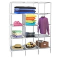 thumbnail image 3 of Zimtown 69" Portable Closet Wardrobe Clothes Rack Storage Organizer & Shelf Home Cabinet, 3 of 8
