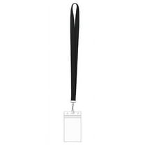 Breakaway Lanyards Set, Waterproof Badge Holders, ID Card Neck Straps, for Events, School, or Office, Multi-Color Polyester, Metal Hook