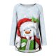 thumbnail image 4 of Pntutb Mujeres Mangas Largas Camisas Casuales Impresión de Navidad Cuello Redondo Pullover Túnica tops Pntutb Pntutb-541, 4 of 5