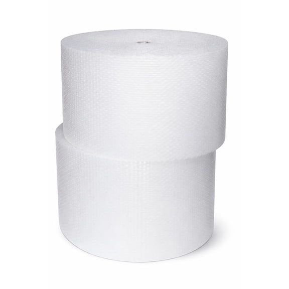 Small Bubble Cushioning Wrap Roll 2 Pack, Perforated Packing Material for Moving & Fragile Items
