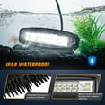 thumbnail image 6 of Nilight Flush Mount LED Pods 2PCS 6 Inch 60W LED Work Light Flood Spot Beam Combo Backup Driving Lights Fog Lamp Reverse Grill Mount Lighting for Offroad 4x4 Truck SUV, 6 of 9