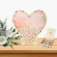 thumbnail image 4 of pitrice Wedding Guest Book Drop Sign Book Box Wedding Guest Book Replacement Rustic Decor for Anniversary Pink Heart, 4 of 9