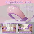 thumbnail image 4 of Adjustable Silicone Baby Shower Cap Shield - Waterproof Bath Visor Hat for 1-9 Years Kids, Eye & Ear Protection, Fun Design for Enjoyable Bath Time, 4 of 6