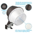 thumbnail image 4 of 2 Pack LED Barn Light, Dusk to Dawn Flood with Photocell, Outdoor Security Area Lights Lighting, ETL & FCC Listed, IP65 Waterproof, Aluminum Housing, 110-277V, 3000K Warm White, 4 of 7