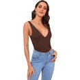 thumbnail image 3 of Women's Spaghetti Strap Knot Back Crop Top Wrap Cami Top, 3 of 5