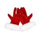 thumbnail image 1 of Guantes rojos navideños para mujer jinwen 21 cm de largo Terciopelo, 1 of 8