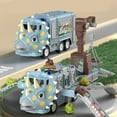 thumbnail image 4 of Dinosaur Transforming Engineering Truck Track Toy Set With Lights and Music, 4 of 4