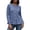 Navy, variant on Womens Stretchy Long Sleeve Button Down Jackets Ruffle Hem