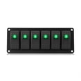 thumbnail image 1 of Ymiko Rocker Switch Panel Rocker Switch 12-24V Buses For Caravans Trailers, 1 of 8
