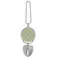 thumbnail image 1 of Green Cabbage Decorative Pattern s Silver Wing Car Pendant Decoration, 1 of 4