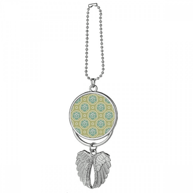 Green Cabbage Decorative Pattern s Silver Wing Car Pendant Decoration