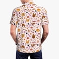 thumbnail image 4 of Daiia Cute Dog Pattern Men’s Polo Shirts,Solid Deck Shirt,Classic Fit, Breathable Cotton Polo for Casual and Sport Wear-Small, 4 of 9