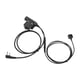thumbnail image 1 of Adaptador PTT Para Auriculares, U94 PTT PU Cable Resistente A La Presión Sonido Claro Para V80 Para V82 Para V8, 1 of 7