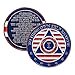 thumbnail image 3 of Stars and Stripes Alcoholics Anonymous Chip with 7th Step Prayer on Back Coin Capsule Included (Available in 1-50 Years), 3 of 4