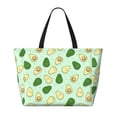 thumbnail image 2 of Xecao Avocado for versatile beach bag for women includes zipper pockets and waterproof material, ideal for vacations and adventures., 2 of 7