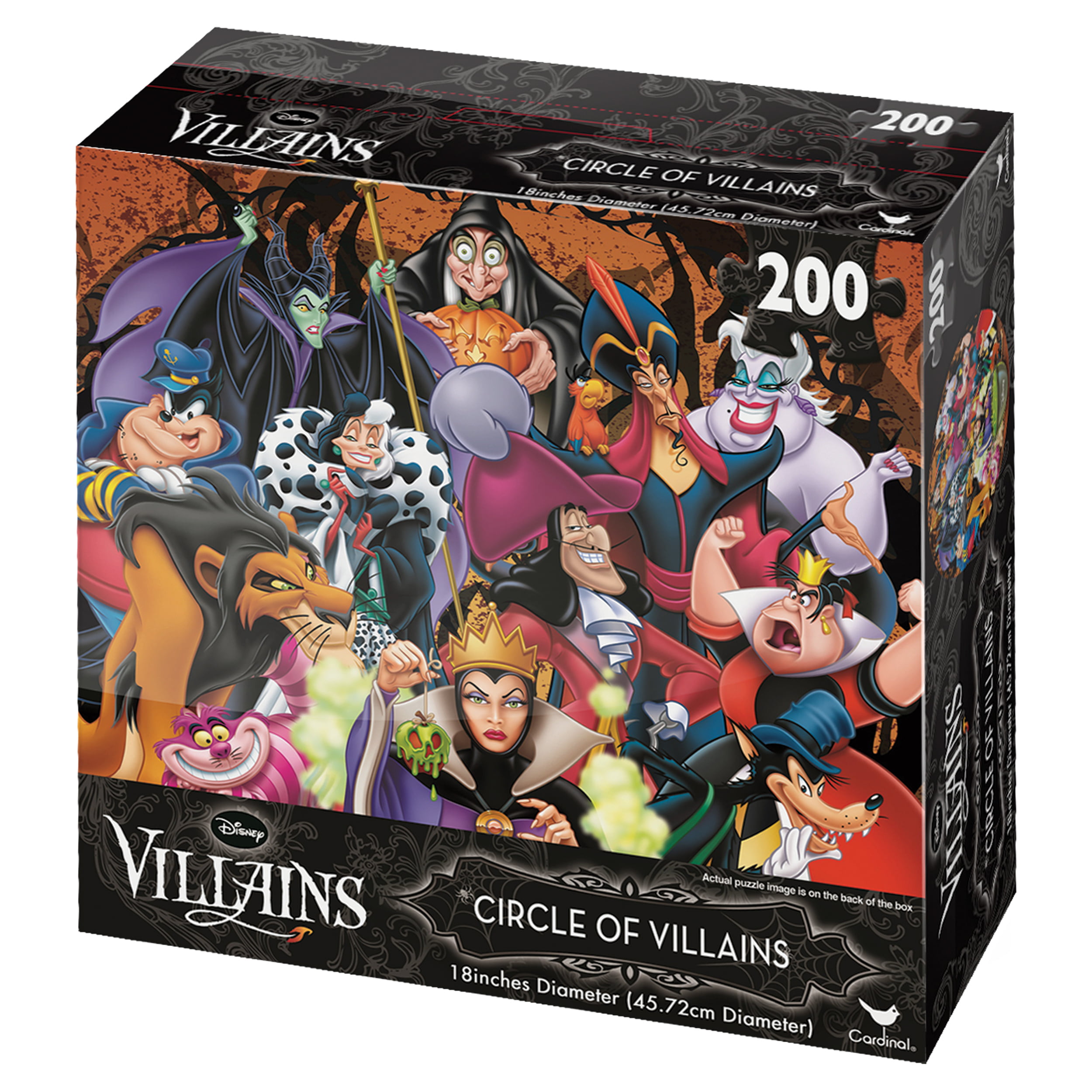 Disney Villains 200 Piece Circle Of Villains Lenticular