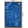 thumbnail image 2 of Star Wars: Saga - Rebel Blueprint Wall Poster, 22.375" x 34", 2 of 4