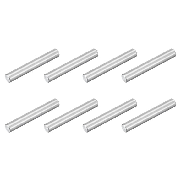 8Pcs M8x50mm 304 Stainless Steel Dowel Pin, Cylindrical Shelf Support Peg Pin