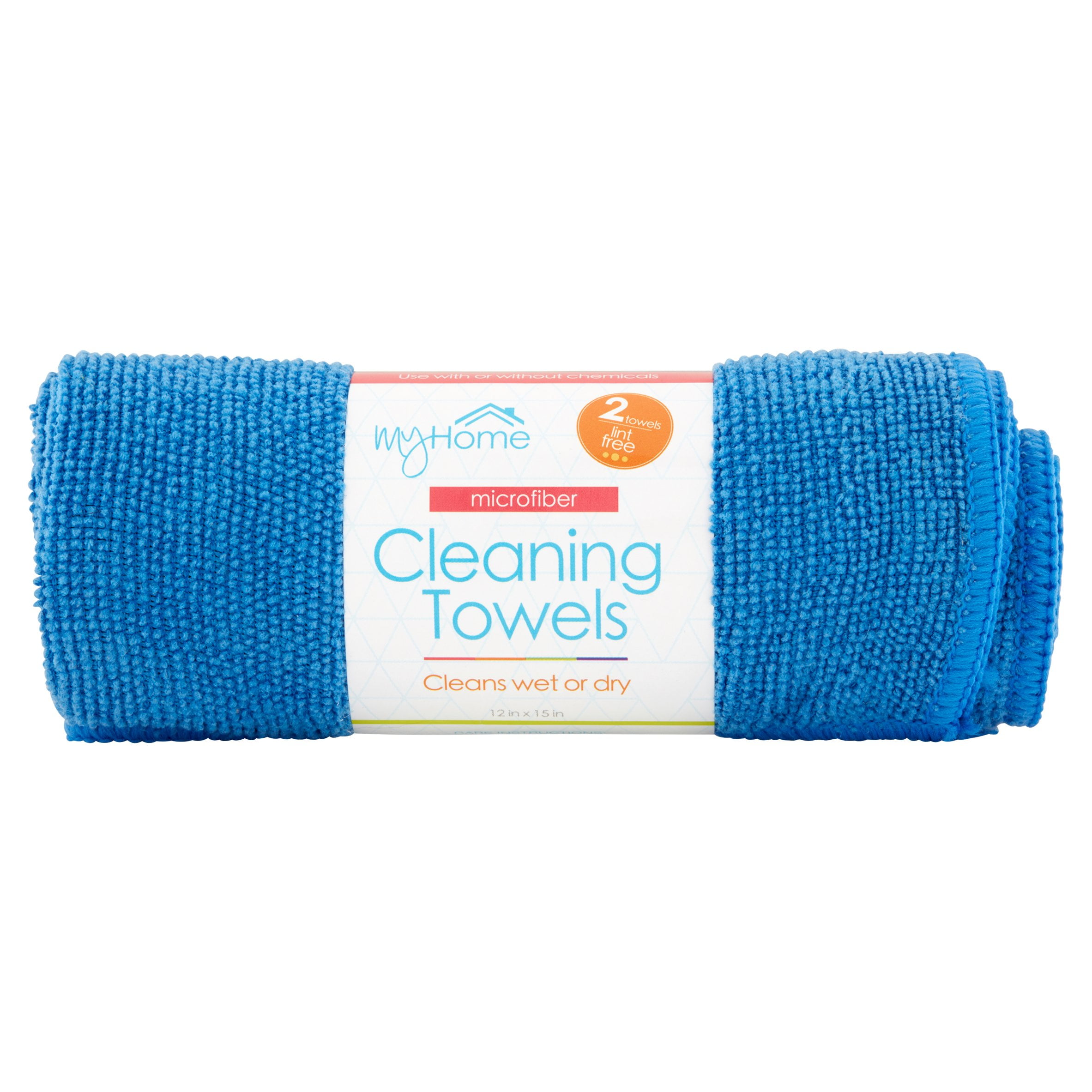MyHome Microfiber Cleaning Towels 2 ct Pack