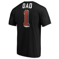 thumbnail image 3 of Men's Black San Francisco Giants Number One Dad T-Shirt, 3 of 3