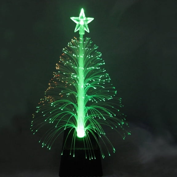 Christmas Tree Small Color Changing Light Mini Lamp Merry Xmas Gifts Interior Flameless LED Color Changing Adhesive