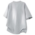 thumbnail image 6 of Plus Size Big & Tall Men's Solid Cool T-Shirts Short Sleeve Crewneck Basic Tee, Moisture Wicking Quick Dry Breathable Summer Shirt, Casual Daily Gym Workout Outfits, Modern, 6 of 6