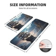 thumbnail image 2 of Sikiie Moonlit Sea Sailboat Kitchen Mat 2 PCS Cushioned Kitchen Rug, Waterproof Non-Slip Kitchen Mats for Kitchen, Floor Home, Sink, Laundry, 2 of 6