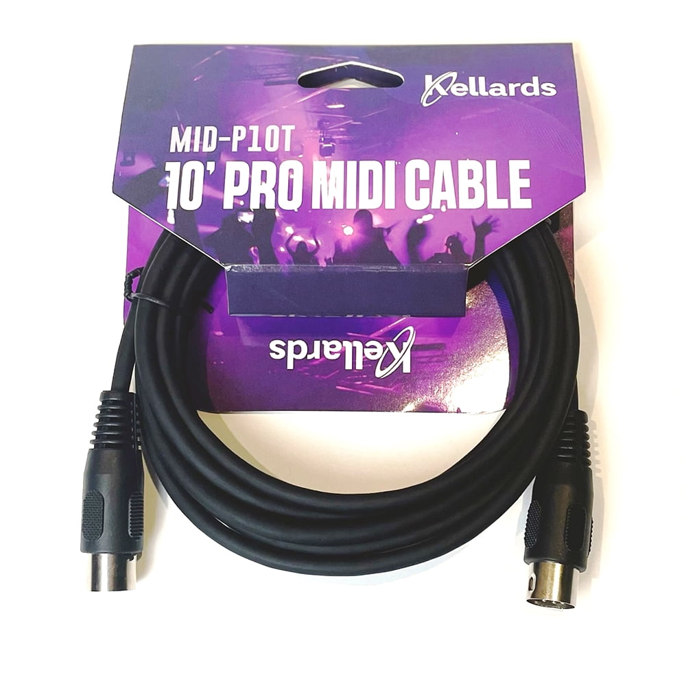 Arturia Micro Brute UFO Bundle with Polsen HPC-A30 Closed-Back Studio Monitor Headphones, Kellards MID-P10T Pro MIDI to MIDI Cable 10 Feet