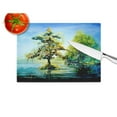 thumbnail image 4 of Cypress Tree in the Bayou Blue Glass Cutting Board 12 in x 15 in, 4 of 5