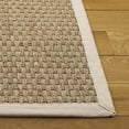 thumbnail image 4 of SAFAVIEH Natural Fiber Arbor Bordered Area Rug, Natural/Ivory, 5' x 5' Square, 4 of 13