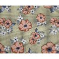thumbnail image 4 of oneOone Polyester Lycra Greenish Beige Fabric Leaves & Floral Artistic Sewing Fabric By The Yard Printed Diy Clothing Sewing Supplies 56 Inch Wide, 4 of 4