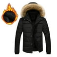 thumbnail image 2 of Rrunsv Parka Coat Men Men's Winter Warm Parka Thicken -Lined Hooded Jacket Black,XXXXXL, 2 of 3
