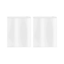 Oggfader Waterproof Frosted Zipper Storage Bags 2 Pack - 3 Sizes for Underwear, Socks, Swimwear, Travel-Friendly Clear Plastic Organizer