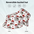thumbnail image 2 of Balery Rabbit And Hedgehog Sombreros para el sol para hombre y mujer, sombrero de pescador con UPF 50+, 2 of 6