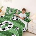 thumbnail image 3 of Erosebridal Football Soccer Sport Kids Queen Sheet Sets,Letter D Monogrammed Bed Set For Boys Teens 4-Piece, 3 of 6