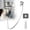 A, variant on Extendable Window Cleaning Tool, 360° Rotating Head Glass Cleaner with Sponge, Streak-Free for Indoor & Outdoor Use-A