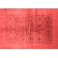thumbnail image 1 of Ahgly Company Indoor Rectangle Oriental Red Industrial Area Rugs, 5' x 7', 1 of 4