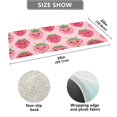 thumbnail image 3 of Lovely Strawberry Bath Mat 39x20 Non-Slip Bathroom Rugs Absorbent Soft Plush Quick Dry for Tub Shower Kitchen Home Decor, 3 of 8