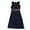 Blue - navy, variant on Jessica Howard Womens Ruched Waist Midi Dress, Blue, 10