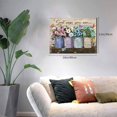 thumbnail image 6 of Christian Flower Wall Art Farmhouse Flowers Pictures Wall Decor Scripture Bible Verses Canvas Artwork Painting God Says You Are Framed Poster Print for Home Living room Bedroom Bathroom Office 12"X16", 6 of 7