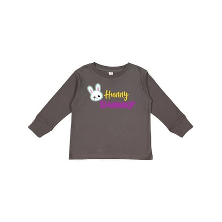 

Inktastic Easter Hunny Bunny White Bunny Cute Bunny Gift Toddler Boy or Toddler Girl Long Sleeve T-Shirt