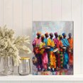 thumbnail image 2 of African Drummers Canvas Print Wall Art, Home Decor for Living Room Bedroom Hotel Cafe, 2 of 8