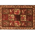 thumbnail image 1 of Ahgly Company Indoor Rectangle Animal Orange Traditional Area Rugs, 7' x 10', 1 of 1