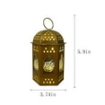 thumbnail image 3 of FFENYAN Gift Mini Lantern With LED Ramadan Lantern Decoration Mini Lantern Decor With Candles Hanging Lanterns For Ramadan Decor Christmas Wedding Table Centerpiece Decor, 3 of 6