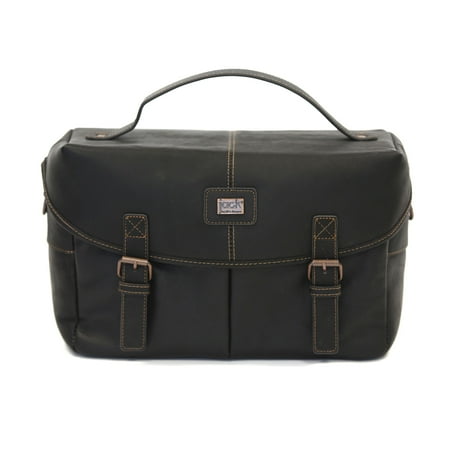 Jill-E Designs LLC Jack Day Trip Leather DSLR Bag, Brown