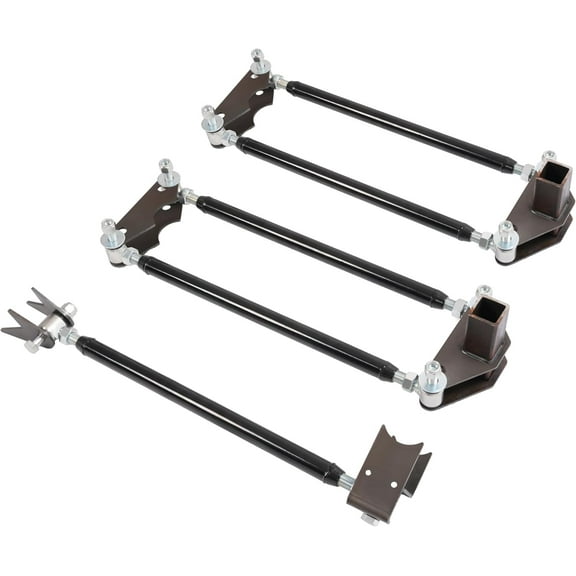Kojem Parallel 4 Link Suspension Kit Universal for Hot Rod Rat Truck Classic Car Air Ride with Adjustable Bars LH & RH