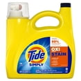 thumbnail image 6 of Tide Simply Oxi Boost + Ultra Stain Release Liquid Laundry Detergent, Refreshing Breeze Scent, 105 fl oz, 74 Loads, 6 of 10